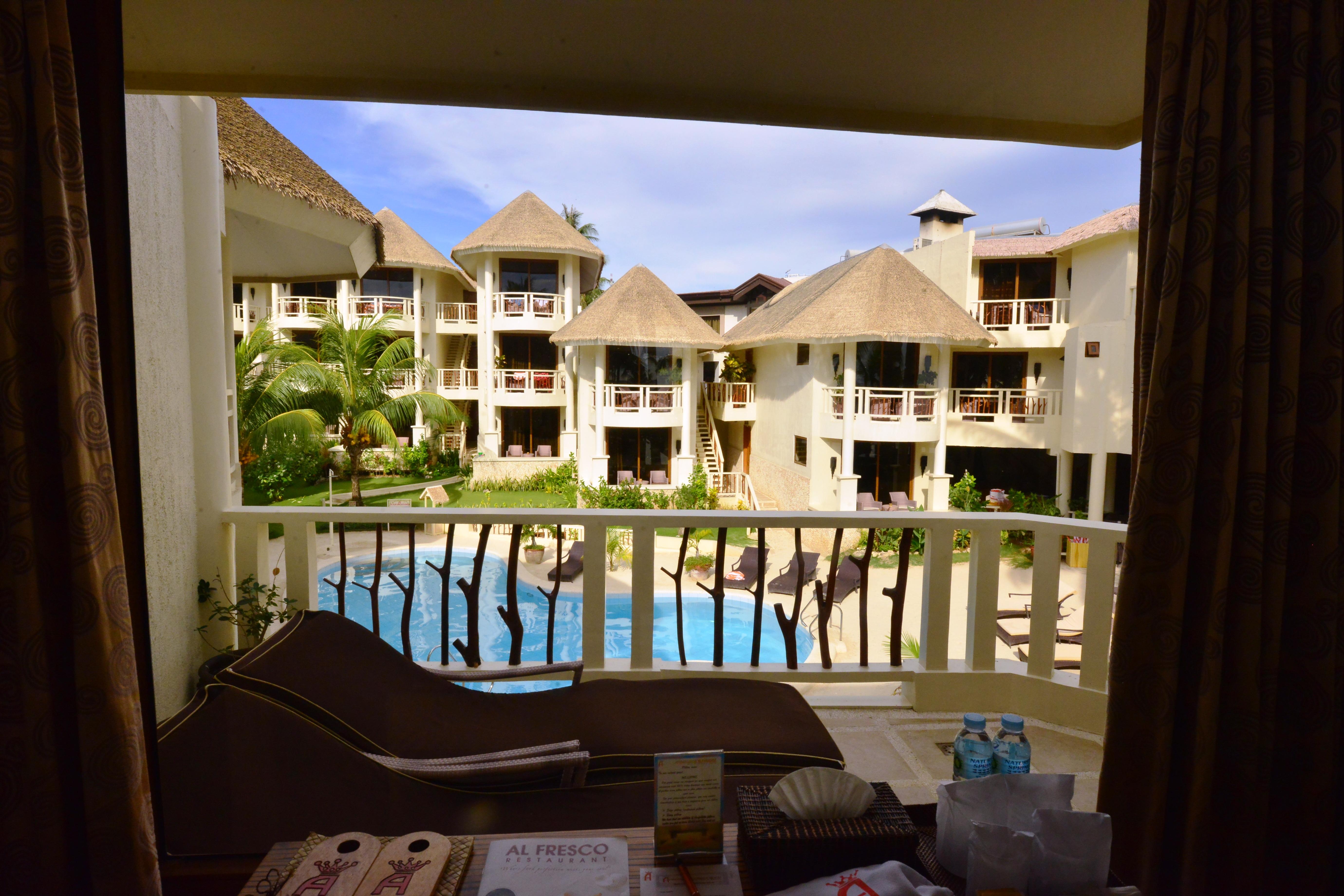 Ambassador In Paradise Balabag  Eksteriør billede View from a room at the resort